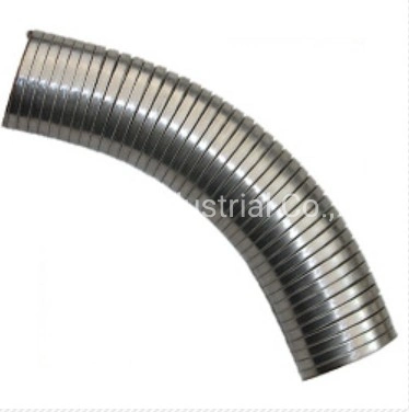 Factory Supply Twisted Flex Interlock Hose  / Exhaust Pipe Made in China
