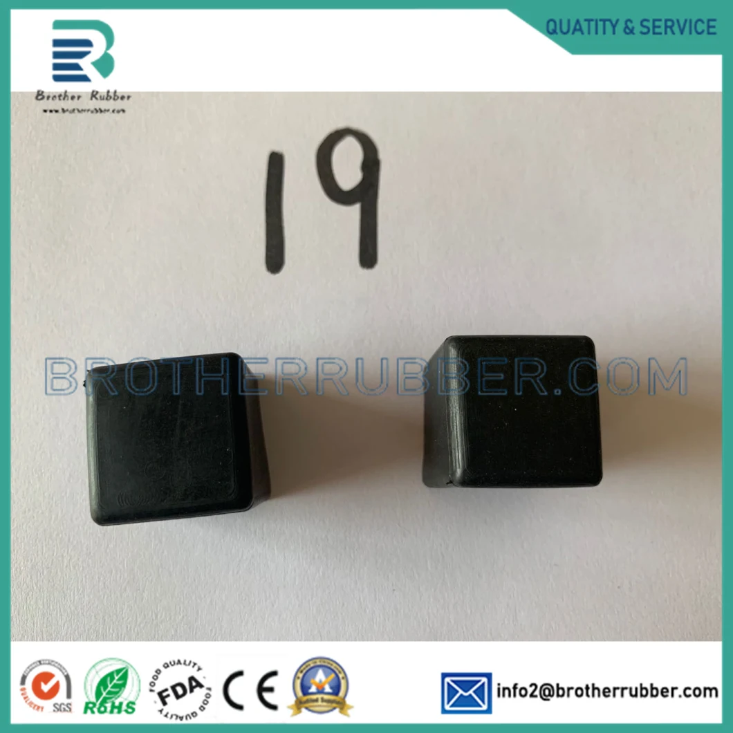 Rubber Chair End Tips Pipe Tube Plug Caps Door Bumpers Round Square Rubber Tube Cap Rubber Feet