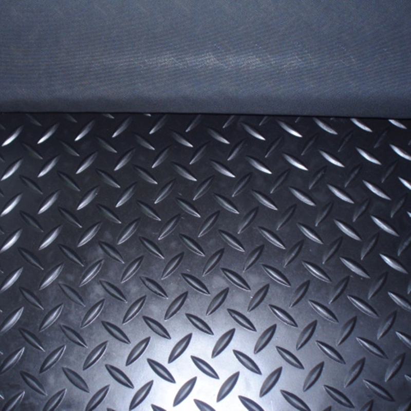 Fine Wide Ribbed Floor Mat Rubber Checker Runner Diamond Rubber Floor Door Mat