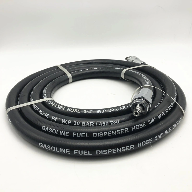 7/8 Inch Flexible Gasoline Resistant Rubber Vapour Recovery Hose for Service Station