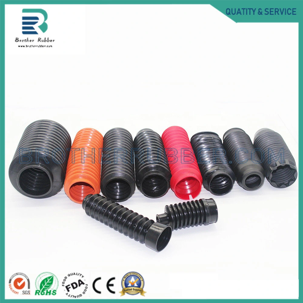Customized Rubber Corrugated Pipe/PVC Suction Hose Rubber Metal Sleeve Bushing Rubber Air Bellows