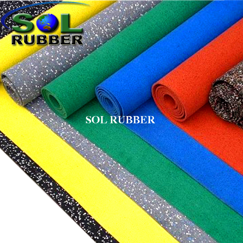 Gym Rubber Flooring Rubber Floor Mat Roll Rubber Mat