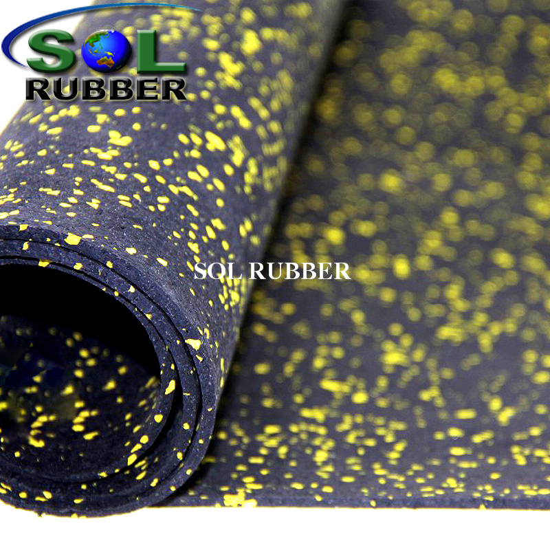 Gym Rubber Flooring Rubber Floor Mat Roll Rubber Mat