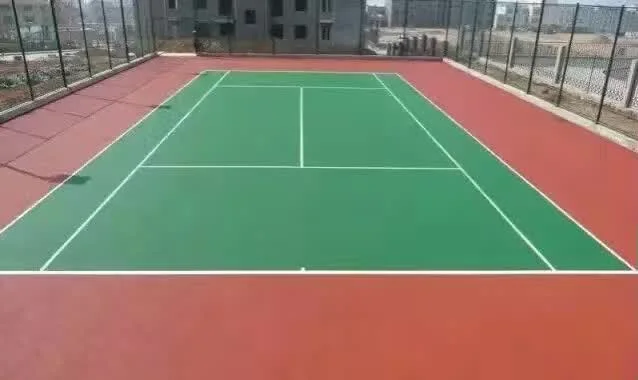 Elastic Acrylic Acid Tennis Court Price Badminton Basketball Court Sport Court Flooring
