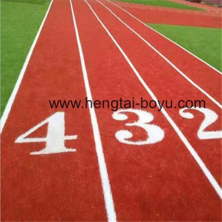 Customized Logo Fitness PU Foam Backing Gym Artificial Grass Turf Carpet for Sled Running Track