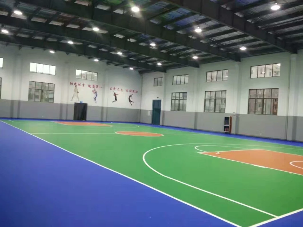 Elastic Acrylic Sports Flooring for Outdoor Basketball Tennis Court