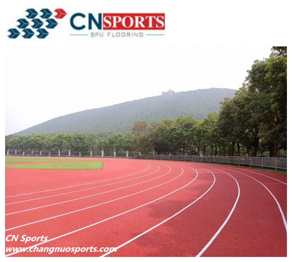 13mm Outdoor PU Athletic Rubber Running Track Jogging Track