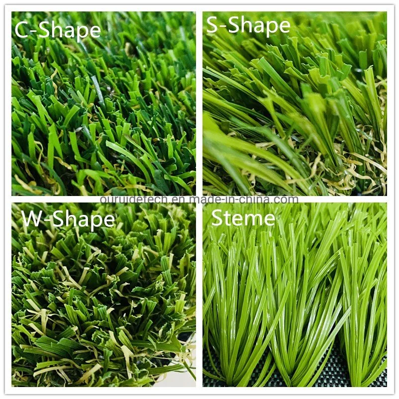 C/W/U/Diamond Yarn Shape Landscape Decorative Artificial Grass Garden Lawn Artificial Grass Carpet