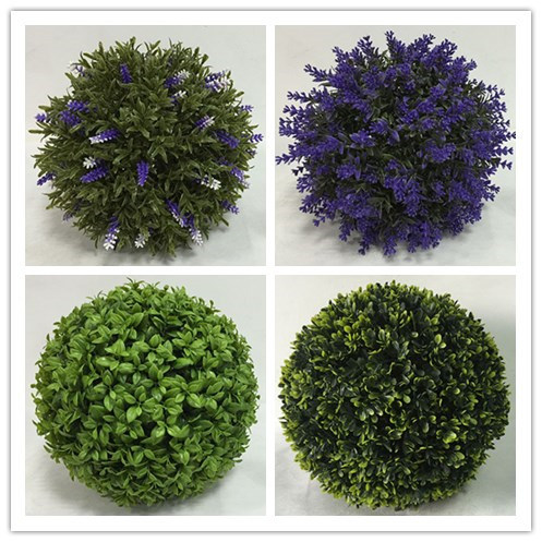 30 Cm Home Decoration PE Plastic Aritificial Topiary Grass Ball