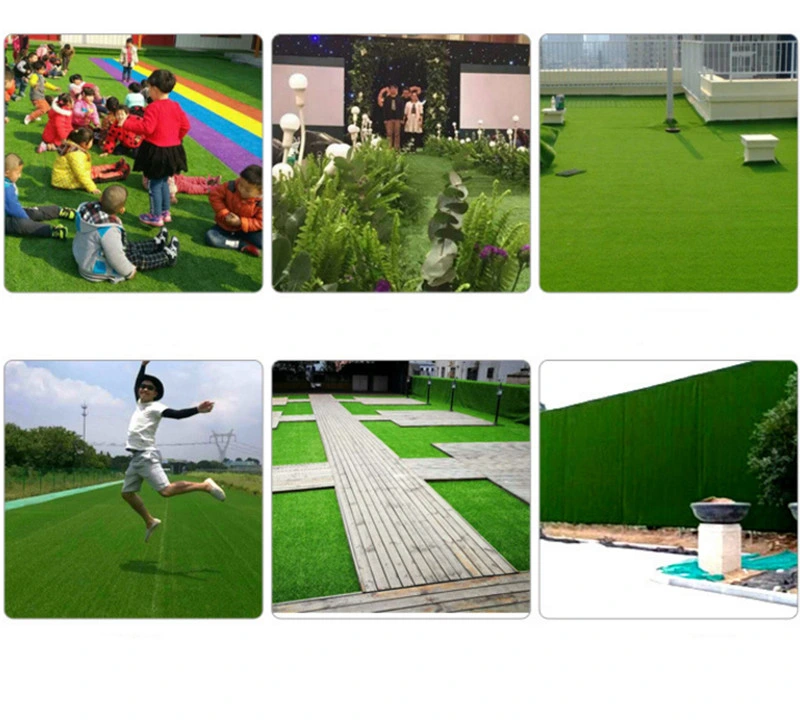 20 / 30 / 40 mm/50/60mm Green Color Decorative Landscape Artificial Grass/ Synthetic Grass Turf Landscaping Artificial Grass for Garden, Soccer Court