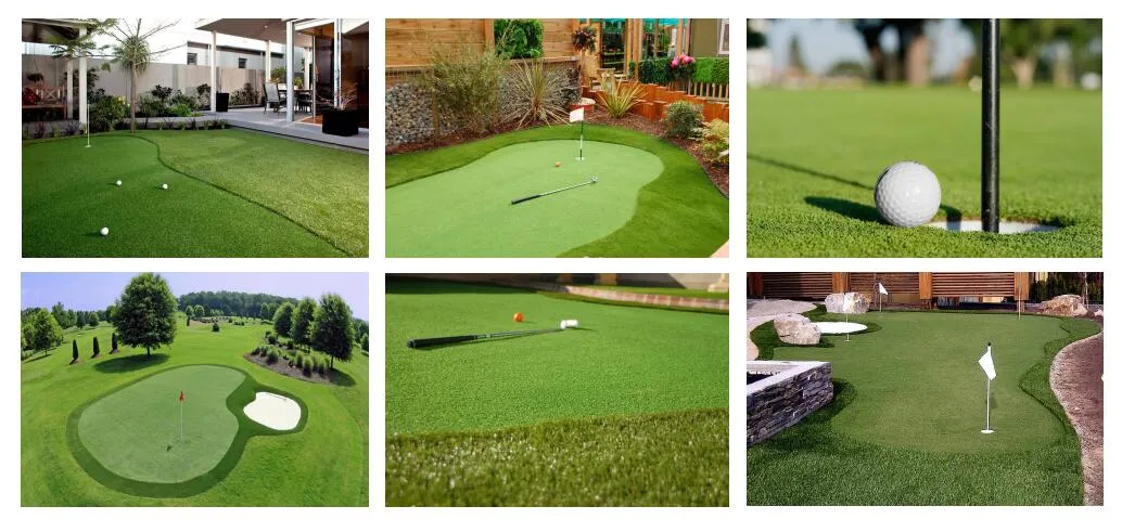 Putting Green Synthetic Turf Artificial Turf Astro Turf 18mm 310stitches for Golf Court