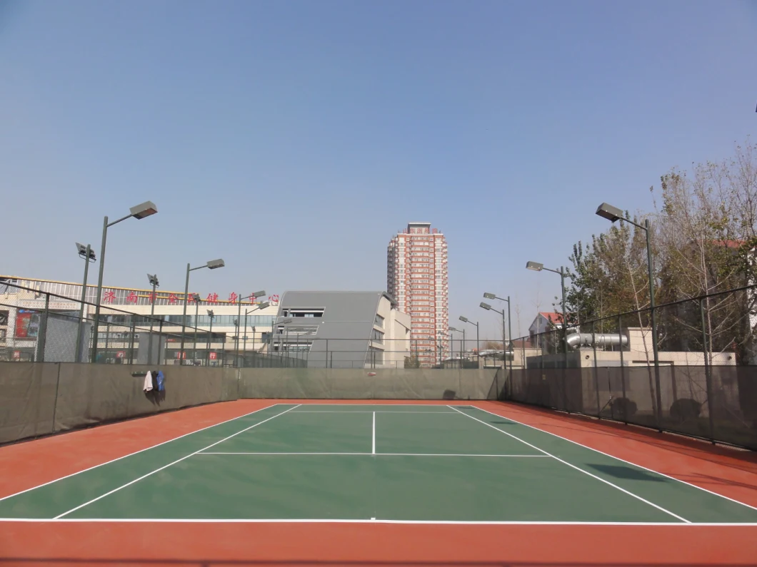 Outdoor Silicon PU Acrylic Rubber Sports Flooring for Tennis Court Coating