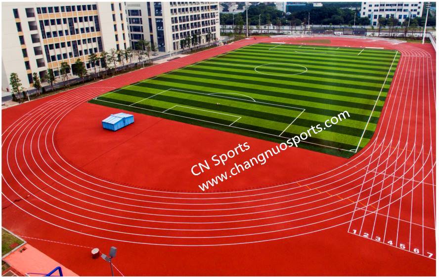 Iaaf Certified All Weather 13mm Rubber Athletic Running Track