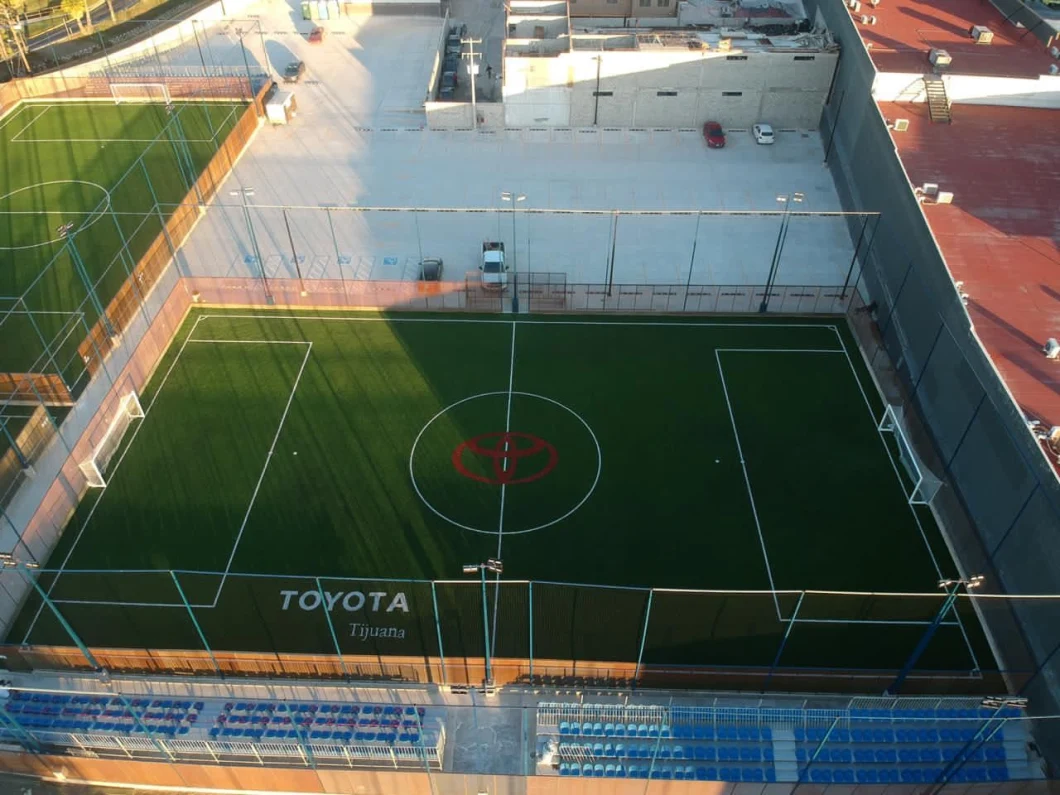 Environment Friendly 50mm Pile Height Fifa Artificial Grass for Football Field