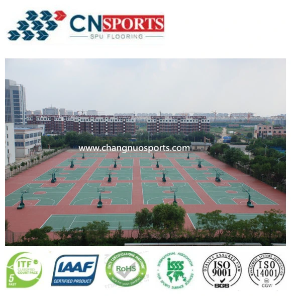 Cushion Buffer Basketball Court Flooring to Build Professional Competitive High Performance Sport Court Floor