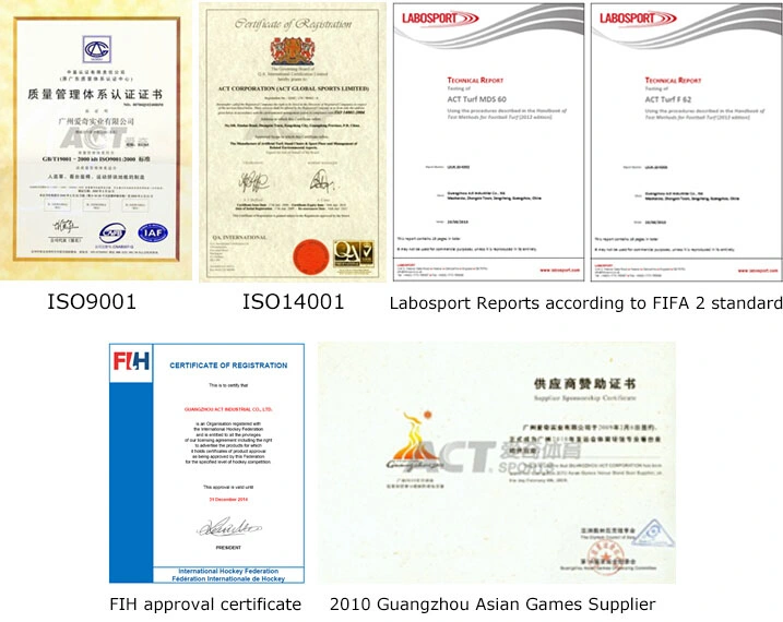 Artificial Grass for Football Field Fifa Approved Guangzhou Manufacturer