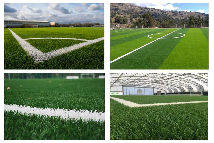 2020 Apple Green Artificial Grass Football Turf Carpet 40mm