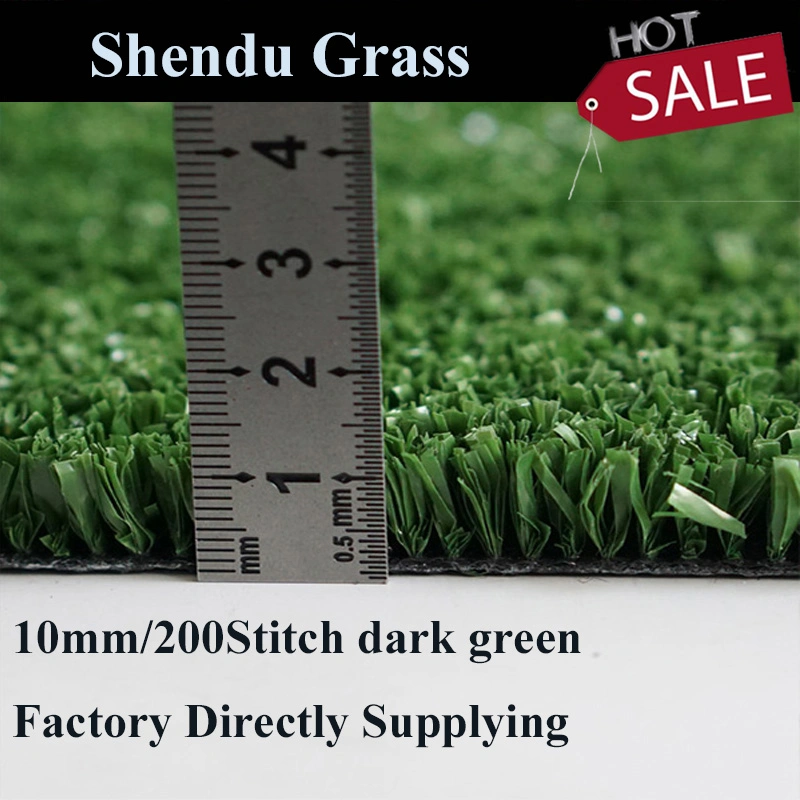 Synthetic Grass Plastic Fake Turf Artificial Lawn 10mm with Good Backing for Garden and Landscape