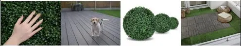 Artificial Leaf Topiary Grass in Plastic Pot Custom Size