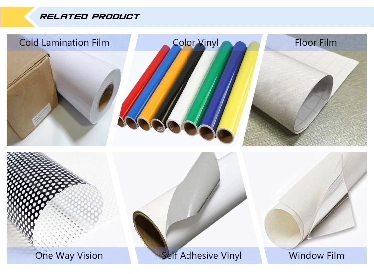 Eco Solvent Printing Printable Glossy Adhesive Self Vinyl Rolls