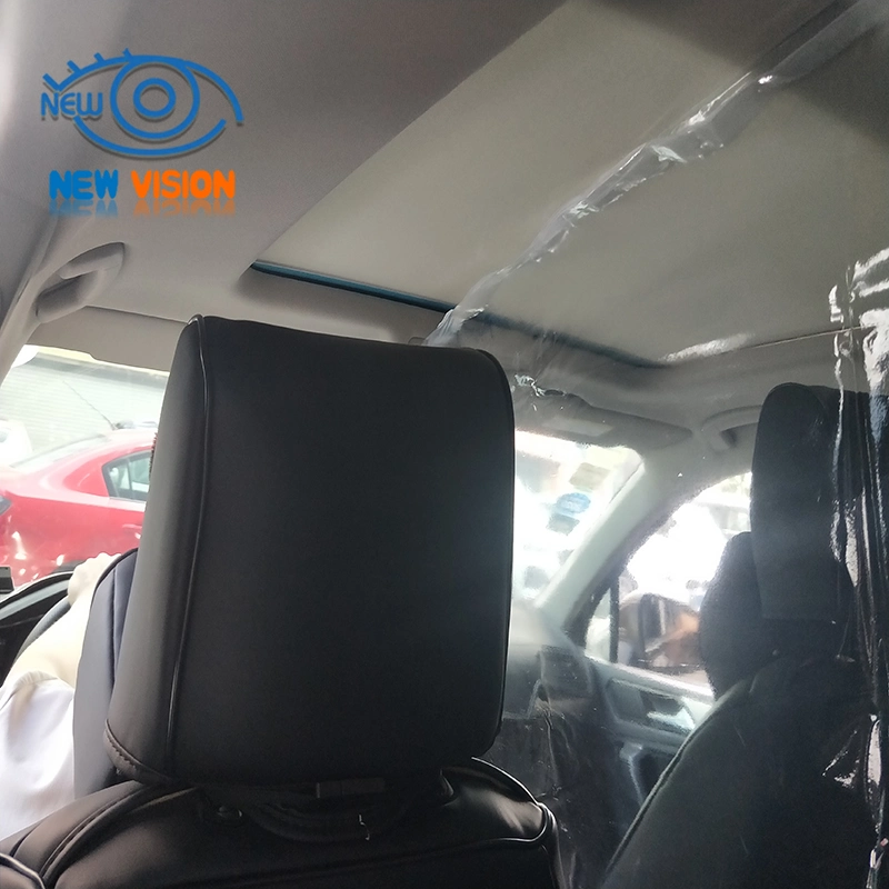 PVC Taxi Isolation Film Driver Protection Prevent Flu Car Partition Film for Virus