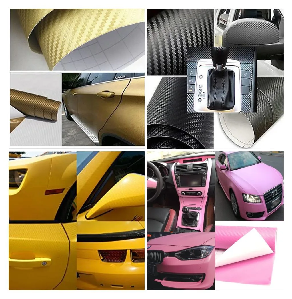 Bubble Free Car Wrap Vinyl for Vehicle Decoration Roll Film