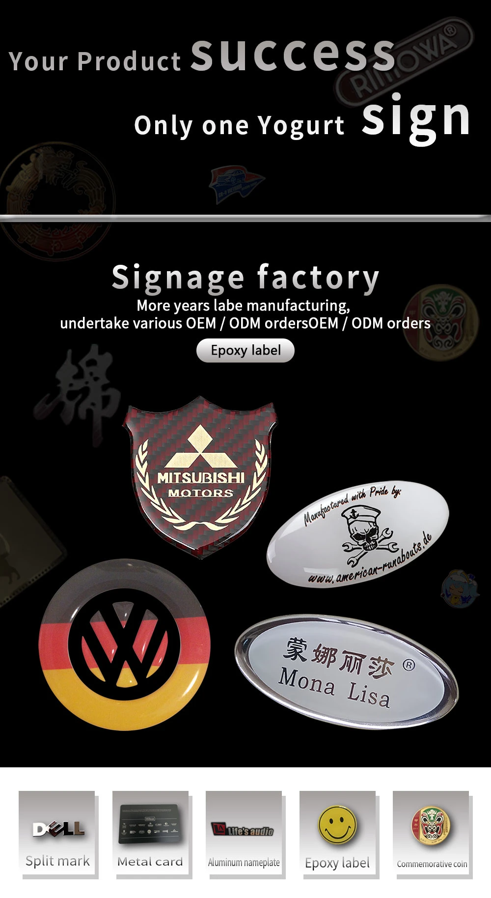 Factory Customized Stickers Epoxy Trademark Sticker Printing Logo Variety of Waterproof Transparent Crystal Drip Plastic Labels