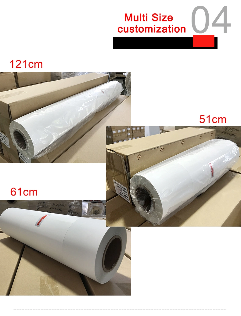 Transparent Hot Transfer Paper Printing Vinyl Graphics Application Tape Decal Sticker DIY Crafts Material for Garments