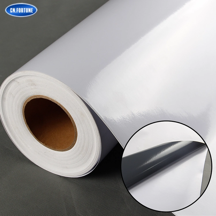 High Quality Eco Solvent advertising Printable Media White PVC Self Adhesive Vinyl