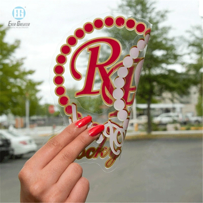 Custom Reusable Removable Clear Static Cling Window Decal Sticker Printing Window Sticker