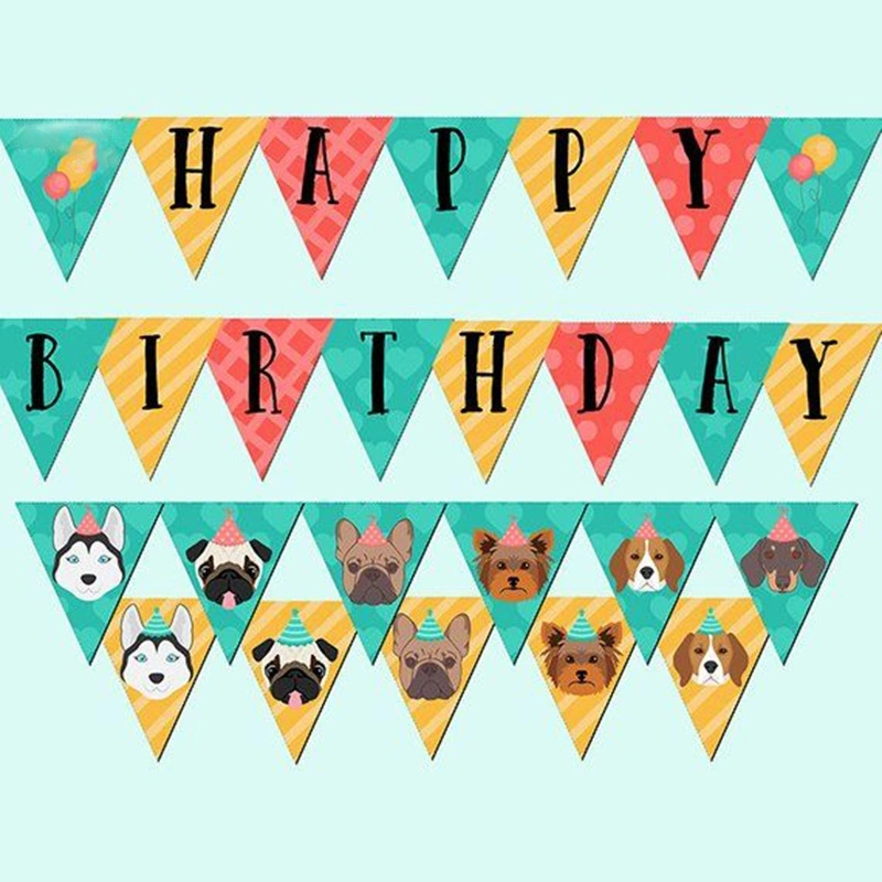 Party Flag Banner Birthday Wedding Outdoor Banner Party Hanging Banner