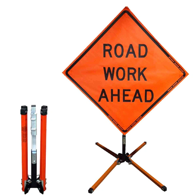 High Visible Reflective Vinyl Roll-up Traffic Control Signs