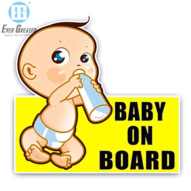 Wholesale Reflective Sticker Body Baby on Board Warning Car Sign Baby Car Sticker