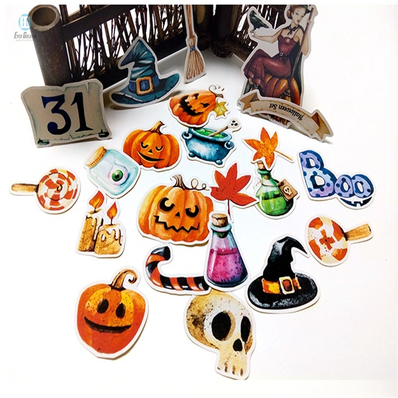 Halloween Whimsy Colorful Sticker Car Window Vinyl Sticker