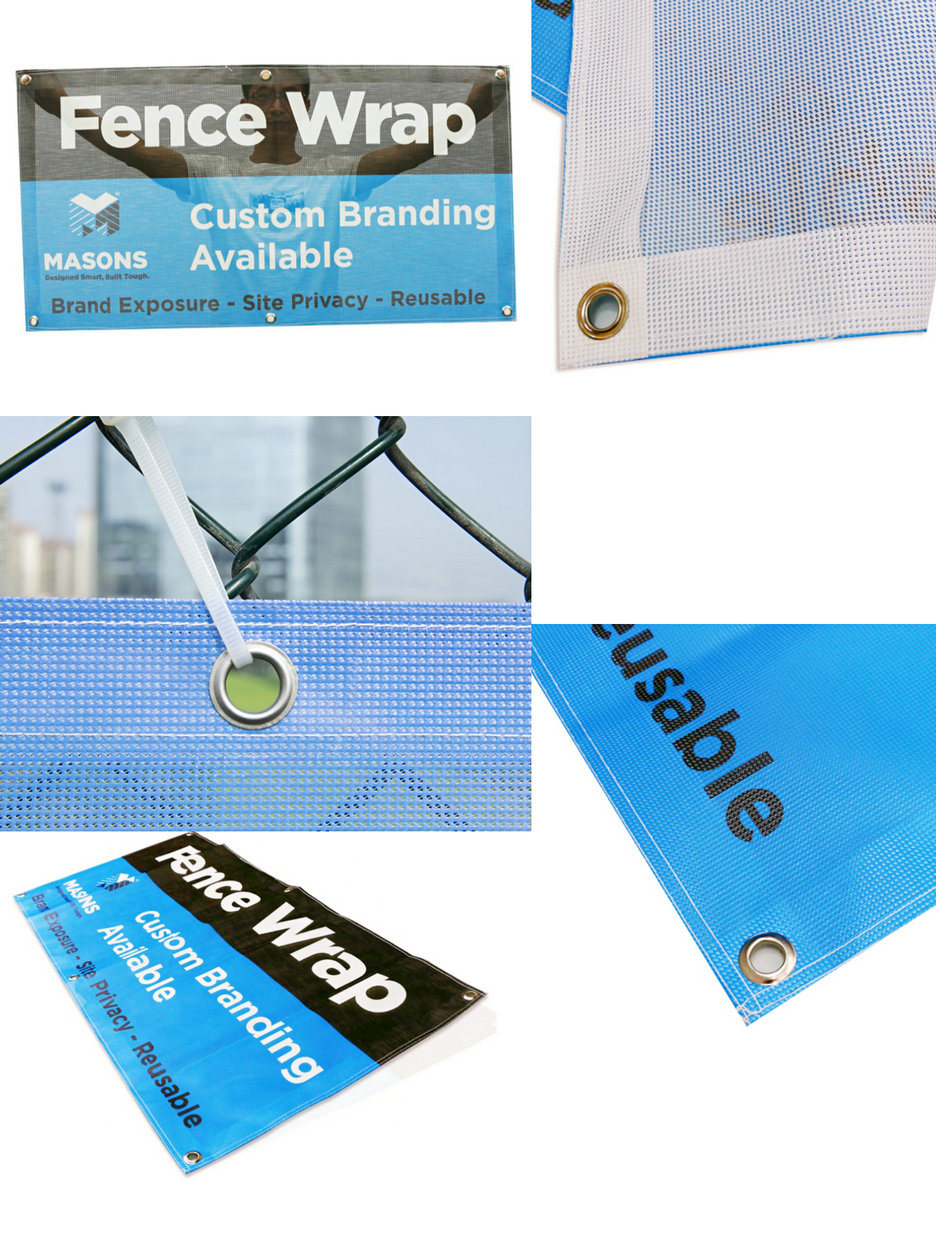 Advertising Inkjet Printing Vinyl Mesh Fence Banner