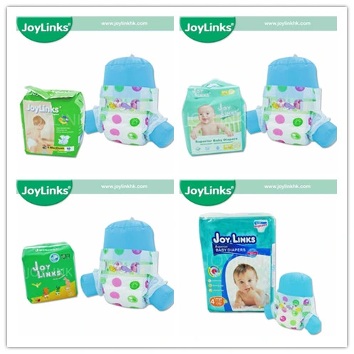 Magic/PP Tapes Disposable Baby Diapers with Cute Animal Graphics