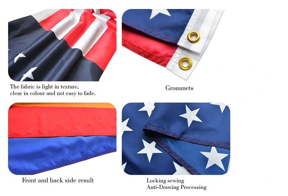 Custom National Advertising PVC Banner Roll Polyester Color Printing Hand Flag/Banner