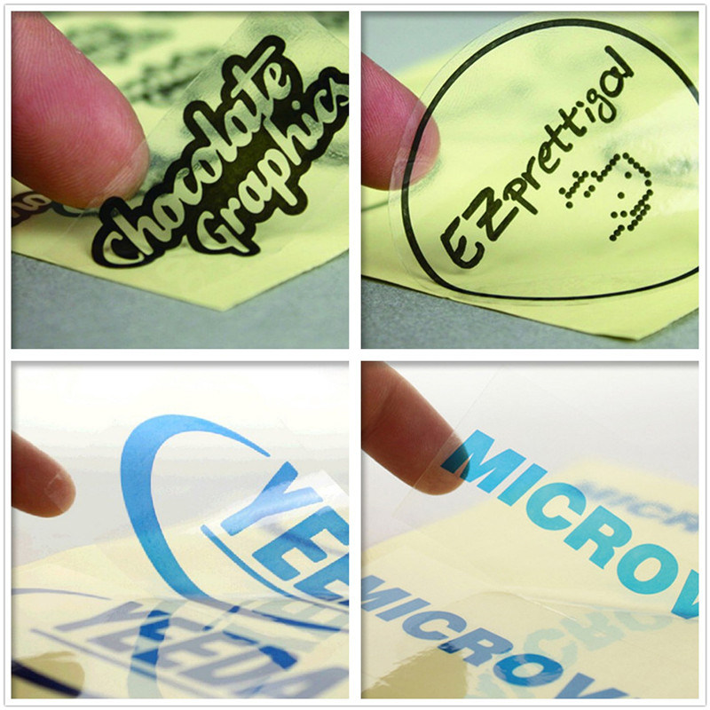 The Best Quality of Printing Plastic Transparent Vinyl Sticker