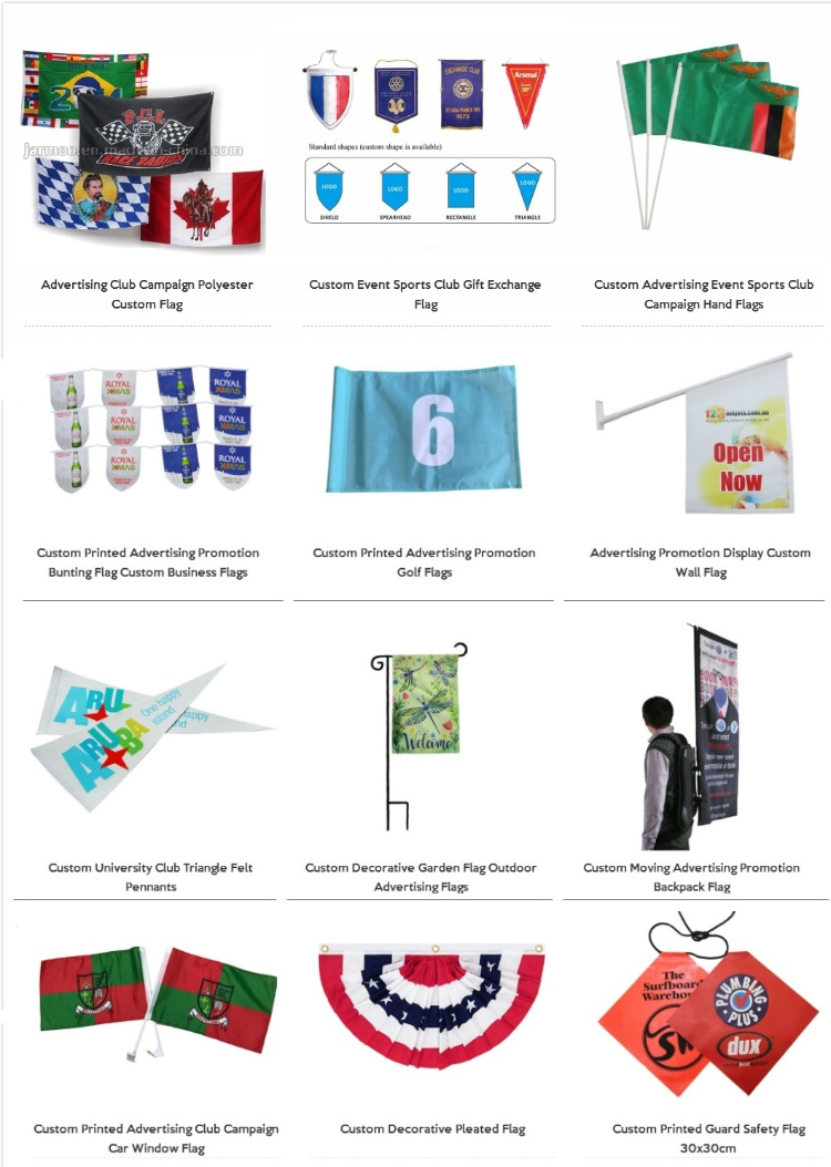 Factory Price Digital Printing Custom Flag, Hand Flag Banner Flag