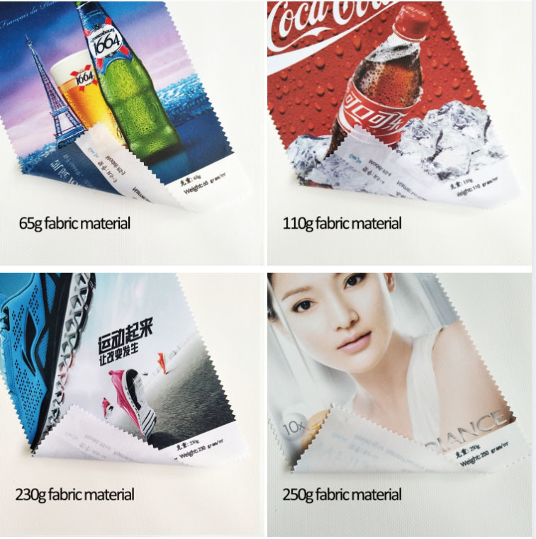 Sublimation Inks Print Single Sided Polyester Custom Flag and Banner