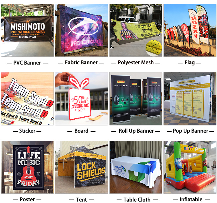 Advertising Inkjet Printing Vinyl Mesh Fence Banner