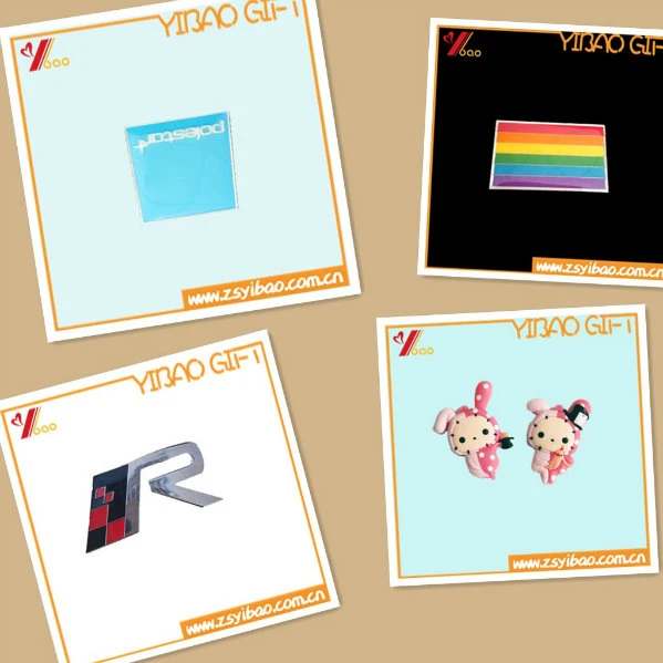 Custom Metal Car Stickers, Stickers, Label and Vinyl Sticker (YB-HR-388)
