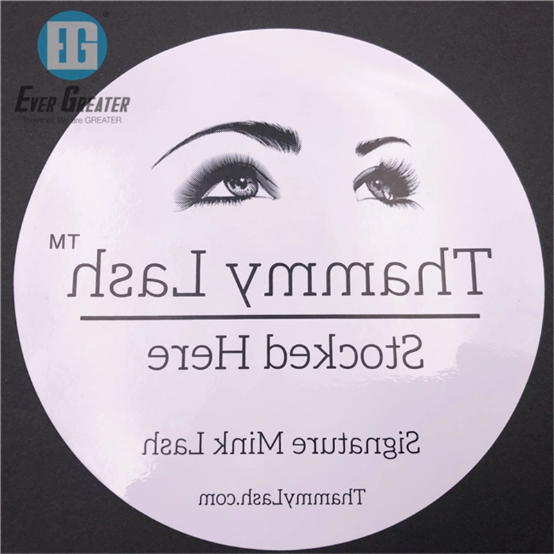 Custom Adhesive Label Sticker Double Sided Printing Static Window Cling Stickers PVC Sticker