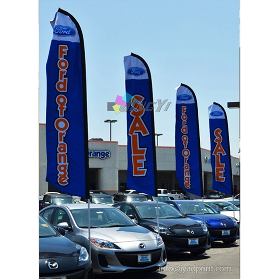 durable UV proof feather swooper beach flag banner