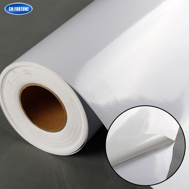 2020 New Products Chinese Factory Super Quality PVC Materials Self Adhesive Vinyl White Printable Inkjet Media