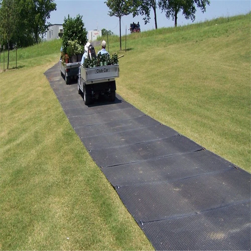 HDPE /UHMWPE Construction Road Mat Protect Landscaping Projects/Plastic Anti-Skid Floor Mat
