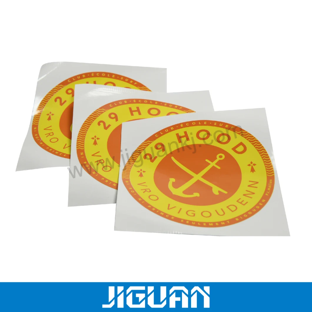 High Quality Waterproof Outside Use Decorative Durable Label Die Cut UV Proof Sun High Temperature Resistance Printing Free Design Reflective Vinyl Sticker