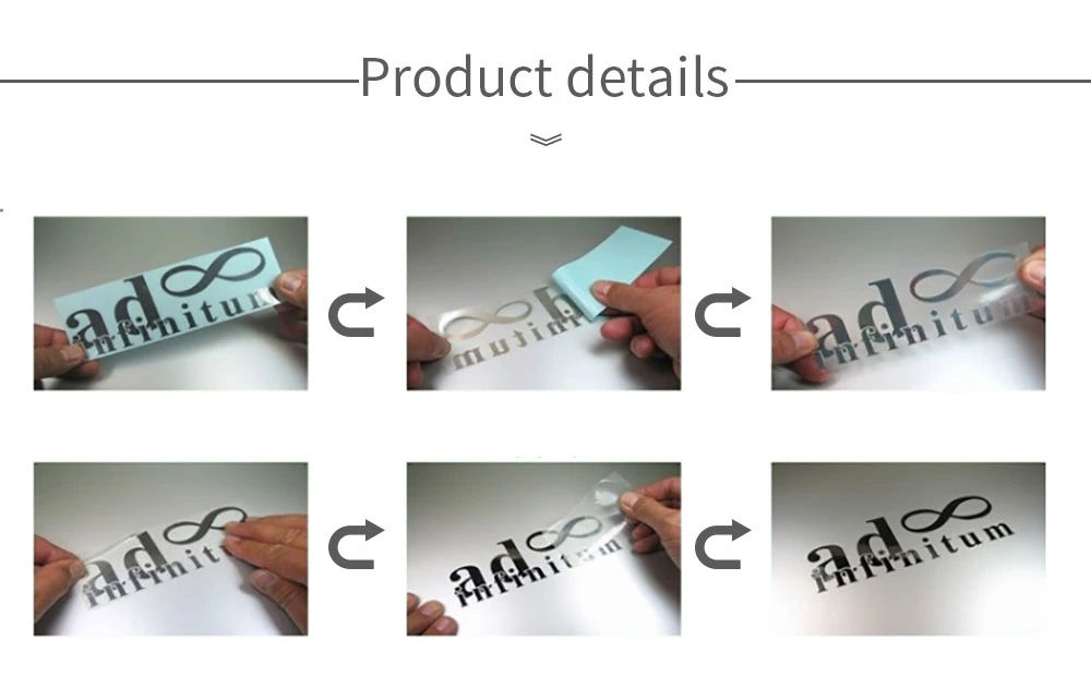 Custom Thin Sticker Logo Brand Tags High Quality Self Adhesive Metal Stickers Nickel Label Logosself Adhesive