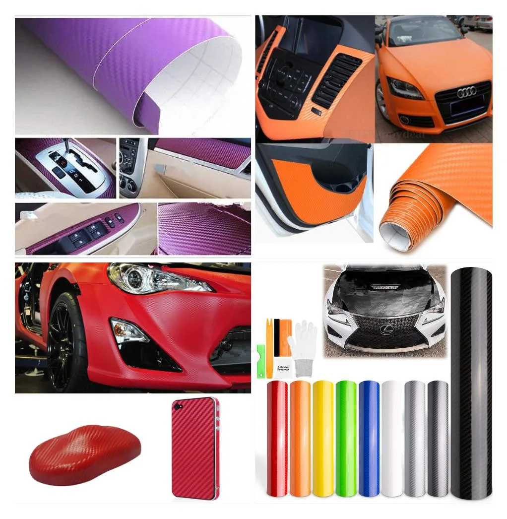 Bubble Free Car Wrap Vinyl for Vehicle Decoration Roll Film