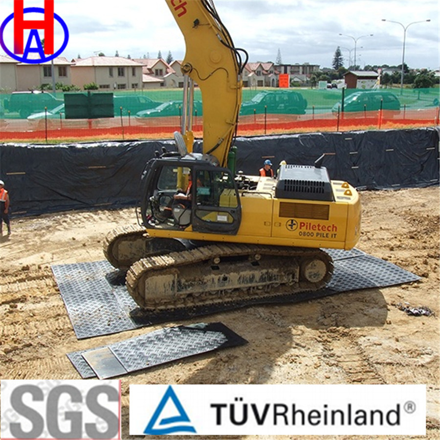 Construction Road Mats HDPE / HDPE Temporary Floor Protection Mats/Track Road